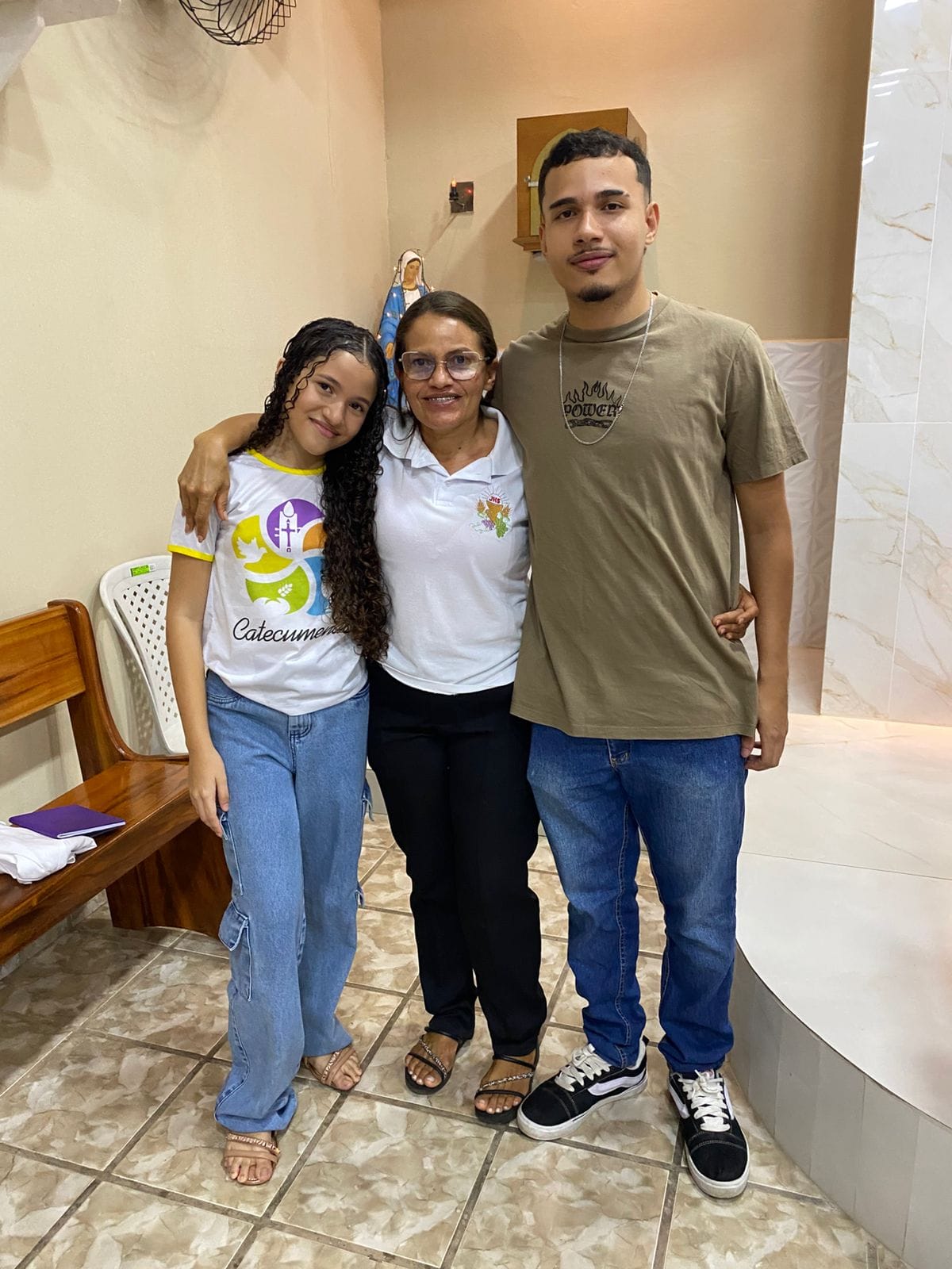 Momento na igreja